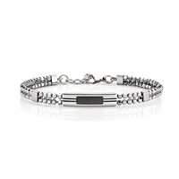 Armband Amen Herr Acciaio uomo in Stahl Ematite ACBR1006 - ACBR1006